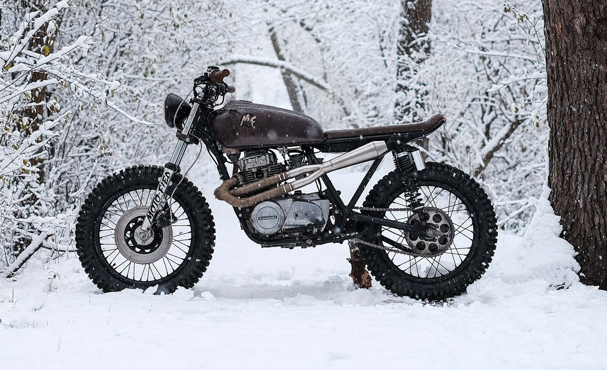 Kawasaki KZ400 Scrambler by Moto-fied 