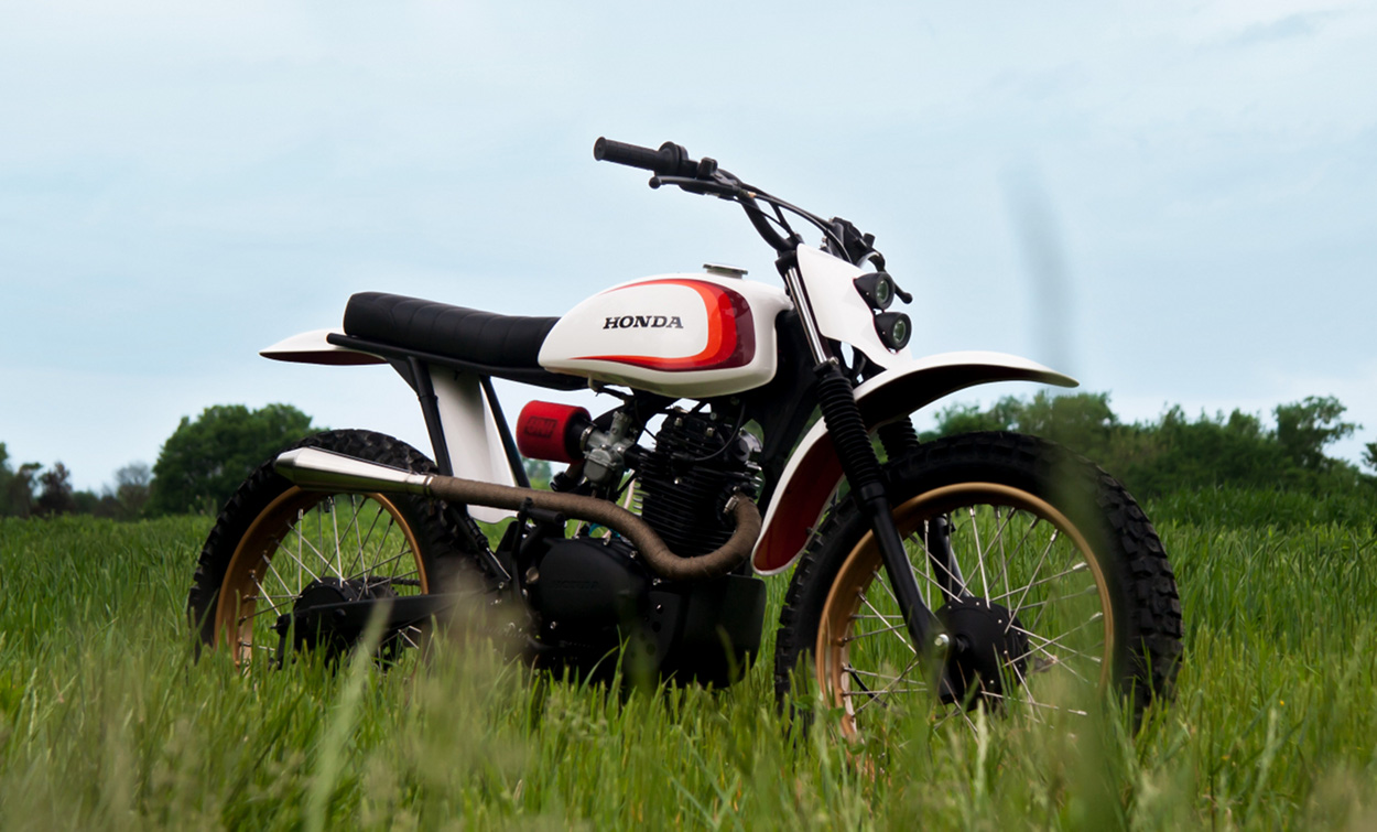 Honda 125 Scrambler By Slipstream Creations Bikebound