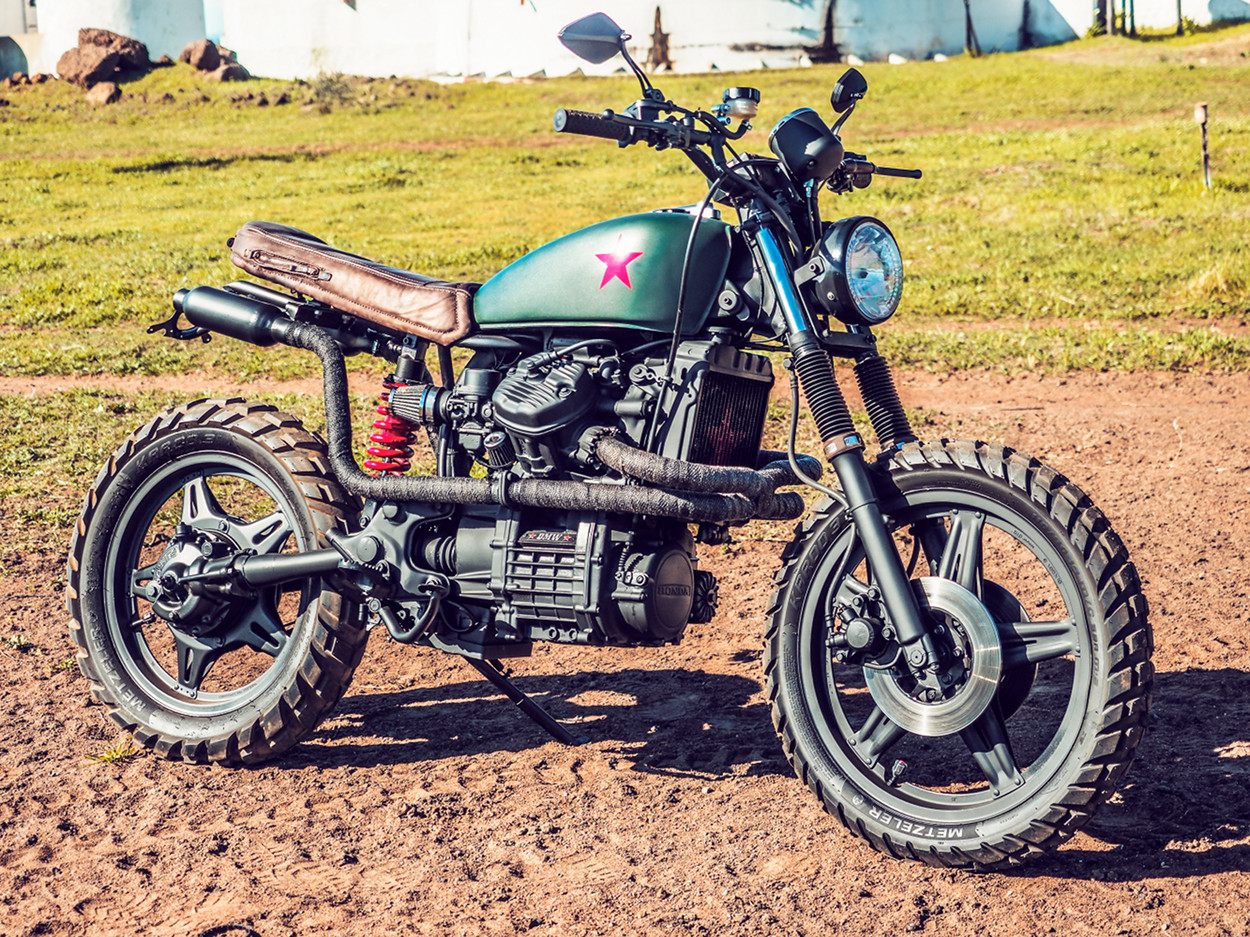 Honda Cx500 Scrambler By Darling Motorcycle Works Bikebound