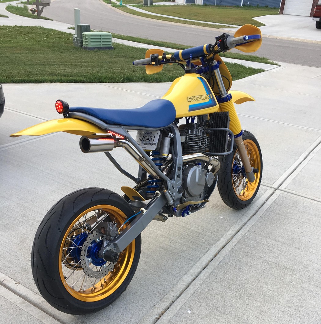 Suzuki DR650 “RetroMoto” by Parr Motorcycles BikeBound