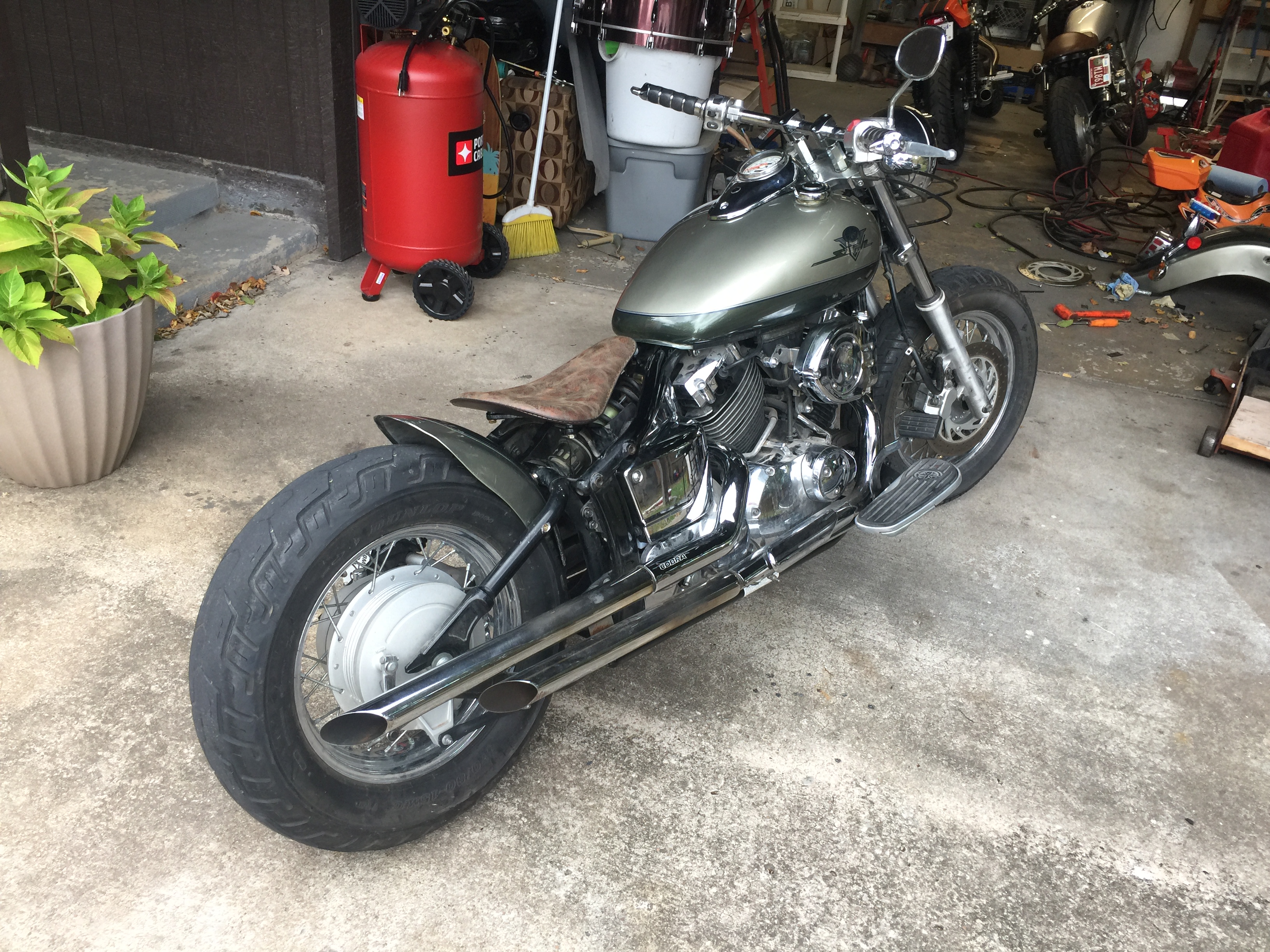 Yamaha 650 V Star Bobber Bikebound