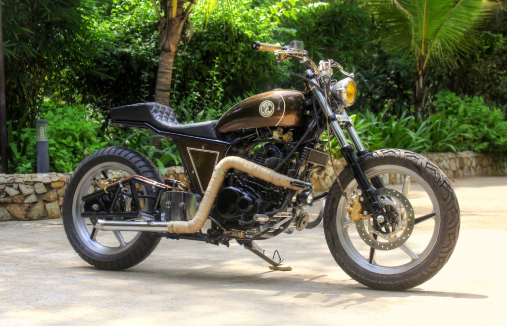 Bajaj Pulsar Bobber by J\u0026D Custom Co 