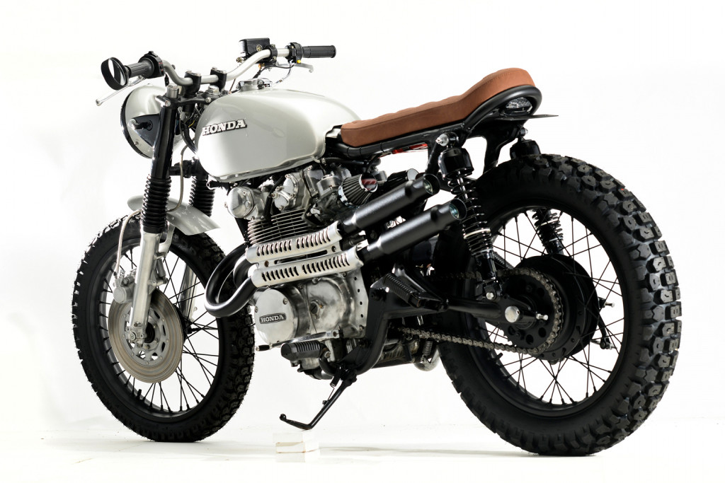 CB450 Scrambler by Steel Bent Customs