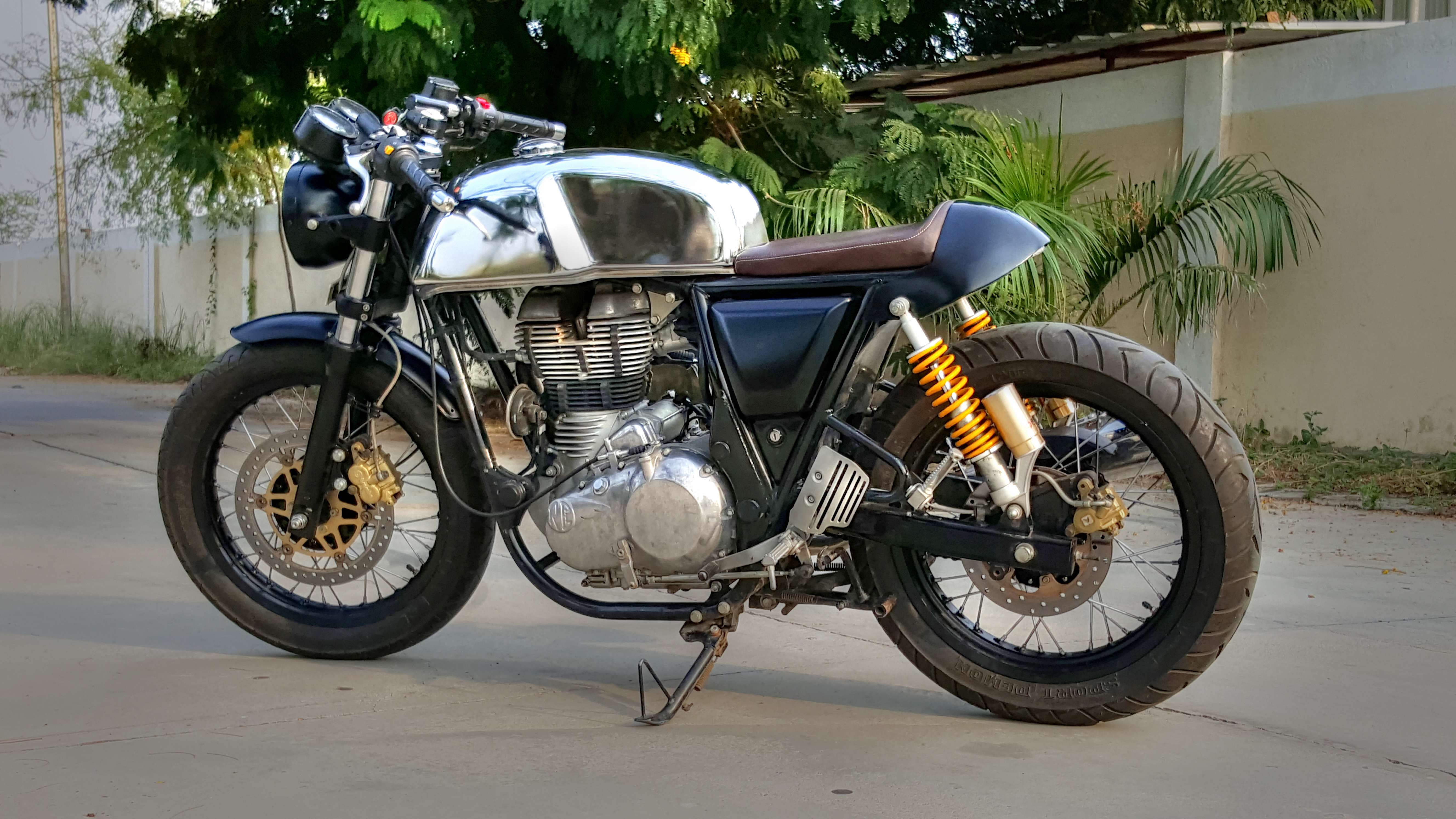 Royal Enfield GT Cafe Racer by J amp D Custom Co BikeBound