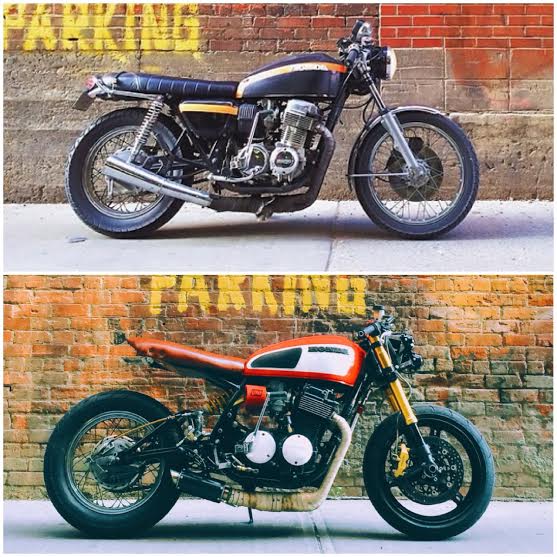 CB750 Before and AFter