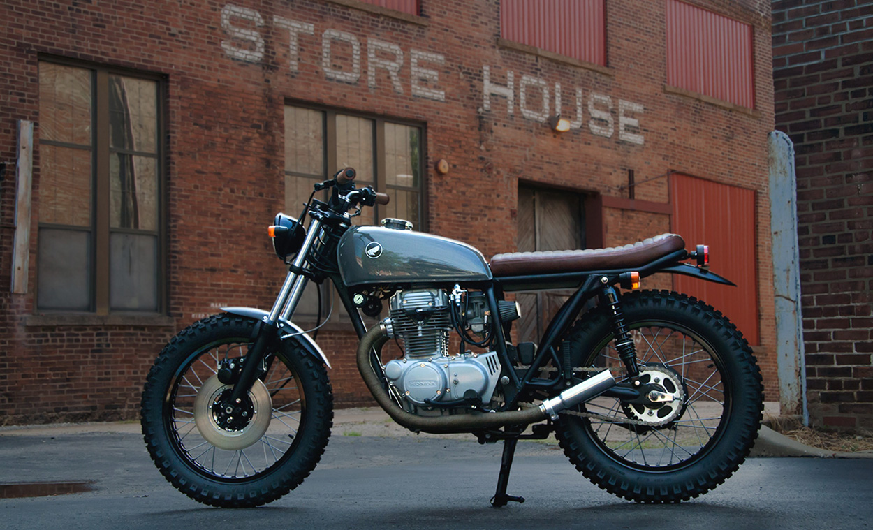 Honda CB360 Brat Tracker