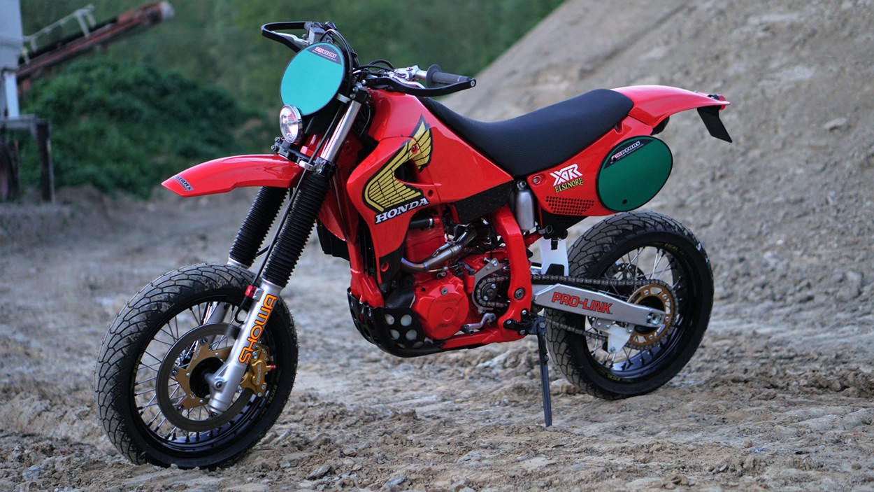 Honda XR650R “Retromotard” by 2Motors BikeBound