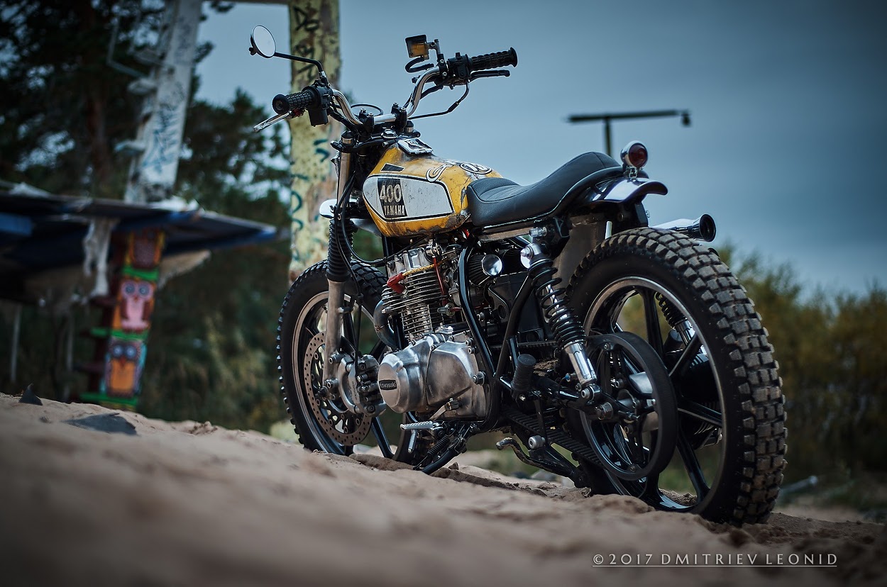 Kawasaki KZ440 Scrambler by Chopps – BikeBound