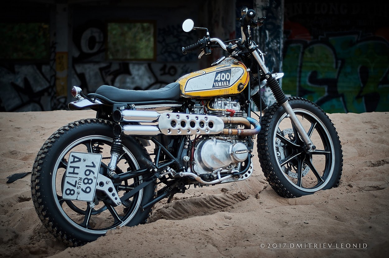 Kawasaki KZ440 Scrambler by Chopps – BikeBound