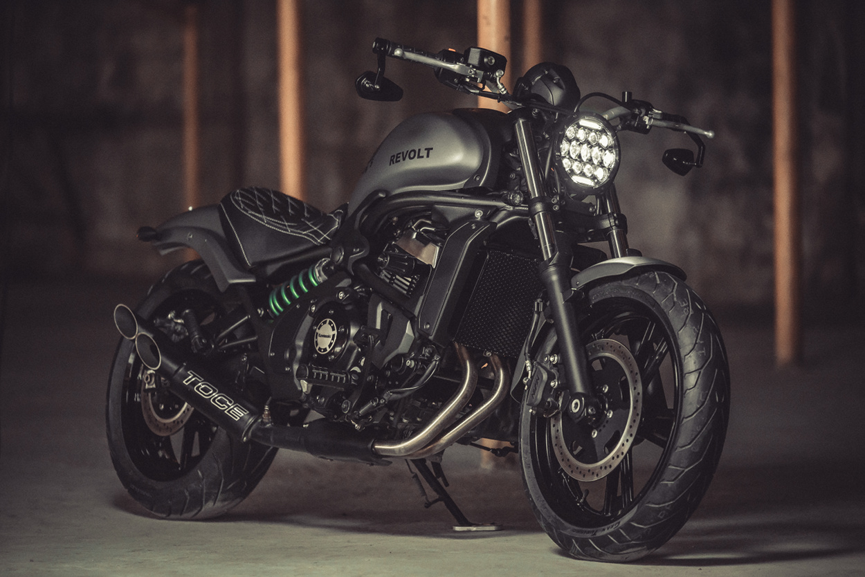 Kawasaki Vulcan S Bobber by Revolt Cycles  BikeBound