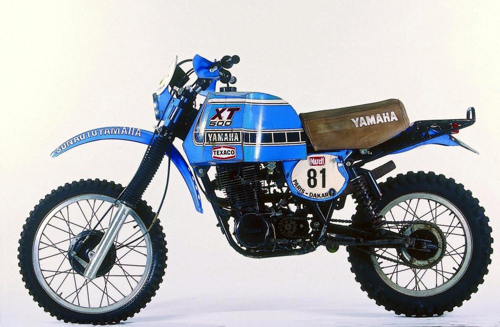 1981 Yamaha XT500 Paris-Dakar Rally bike
