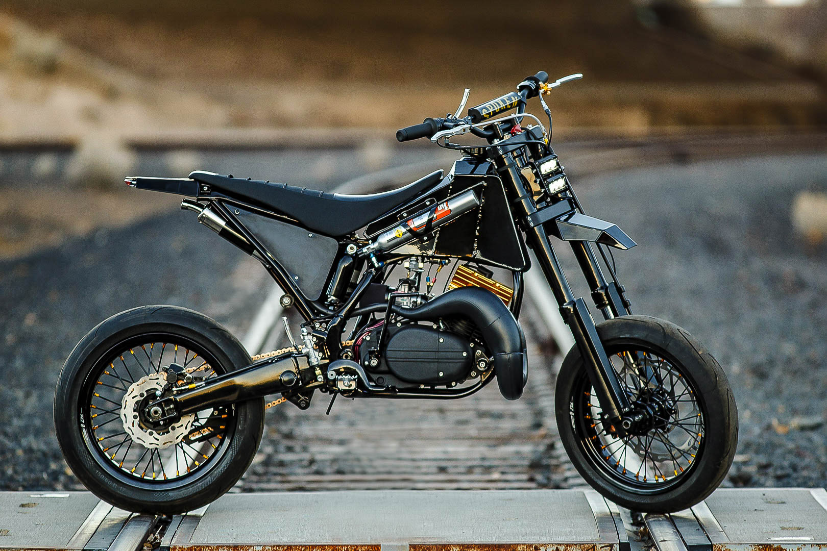 Yamaha YZ/RD350 Supermoto by Spoken Moto – BikeBound