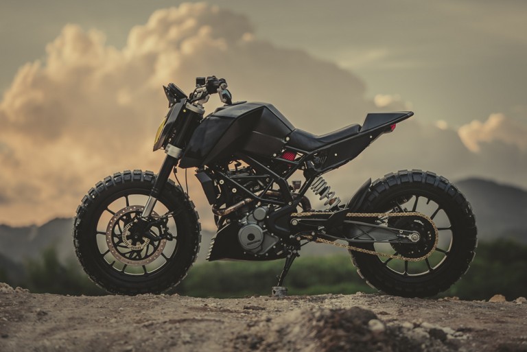 KTM Duke 390 Tracker by Revolt Cycles – BikeBound