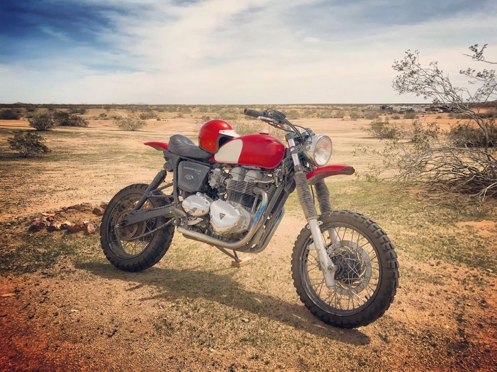 Triumph T100 Scrambler Street Sled