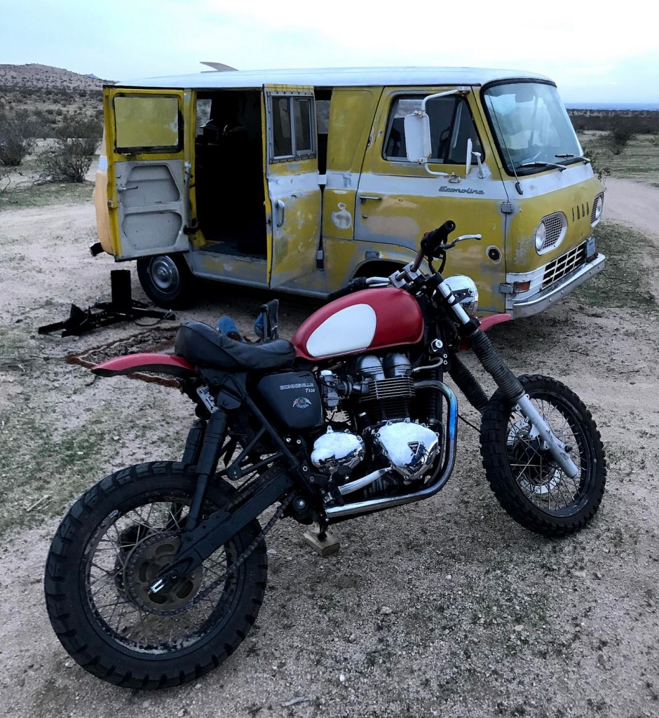 Triumph T100 Scrambler Street Sled