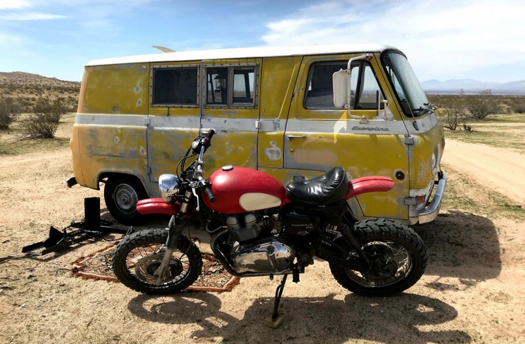 Triumph T100 Scrambler Street Sled