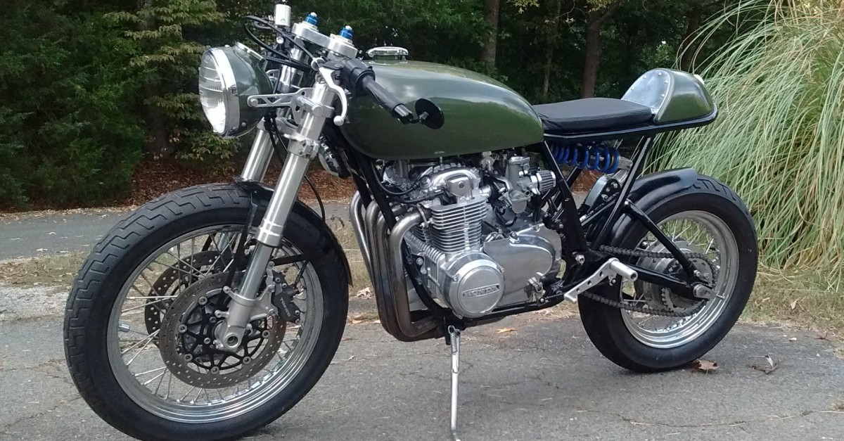 Honda Cb550 Monoshock Cafe Racer Bikebound