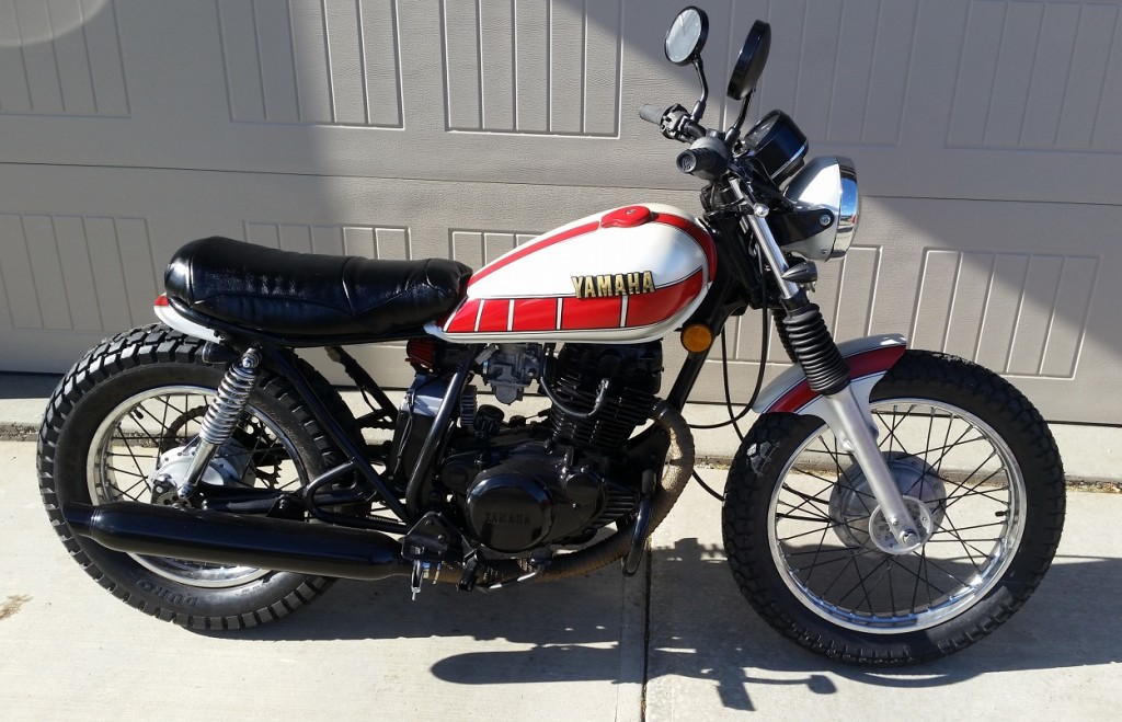 Yamaha SR250 Brat Scrambler