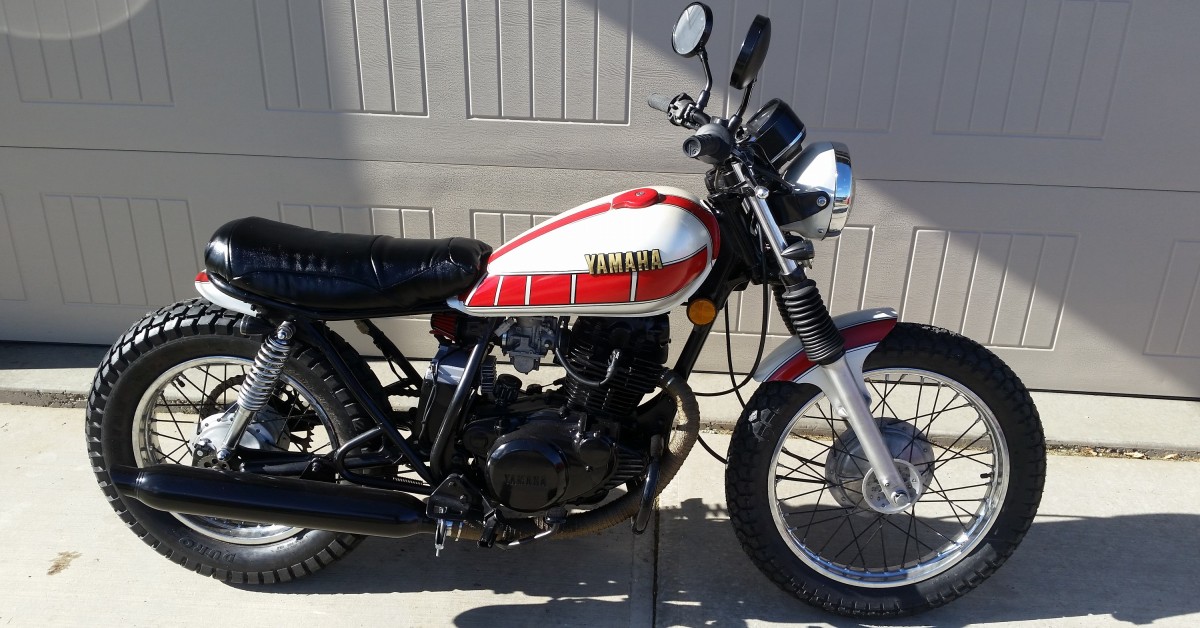 Yamaha SR250 Brat Scrambler by David Isachsen – BikeBound