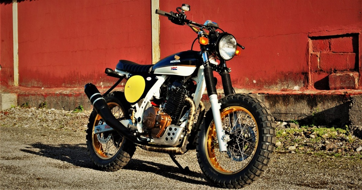 Honda Dominator Street Scrambler by Andrew Greenland – BikeBound