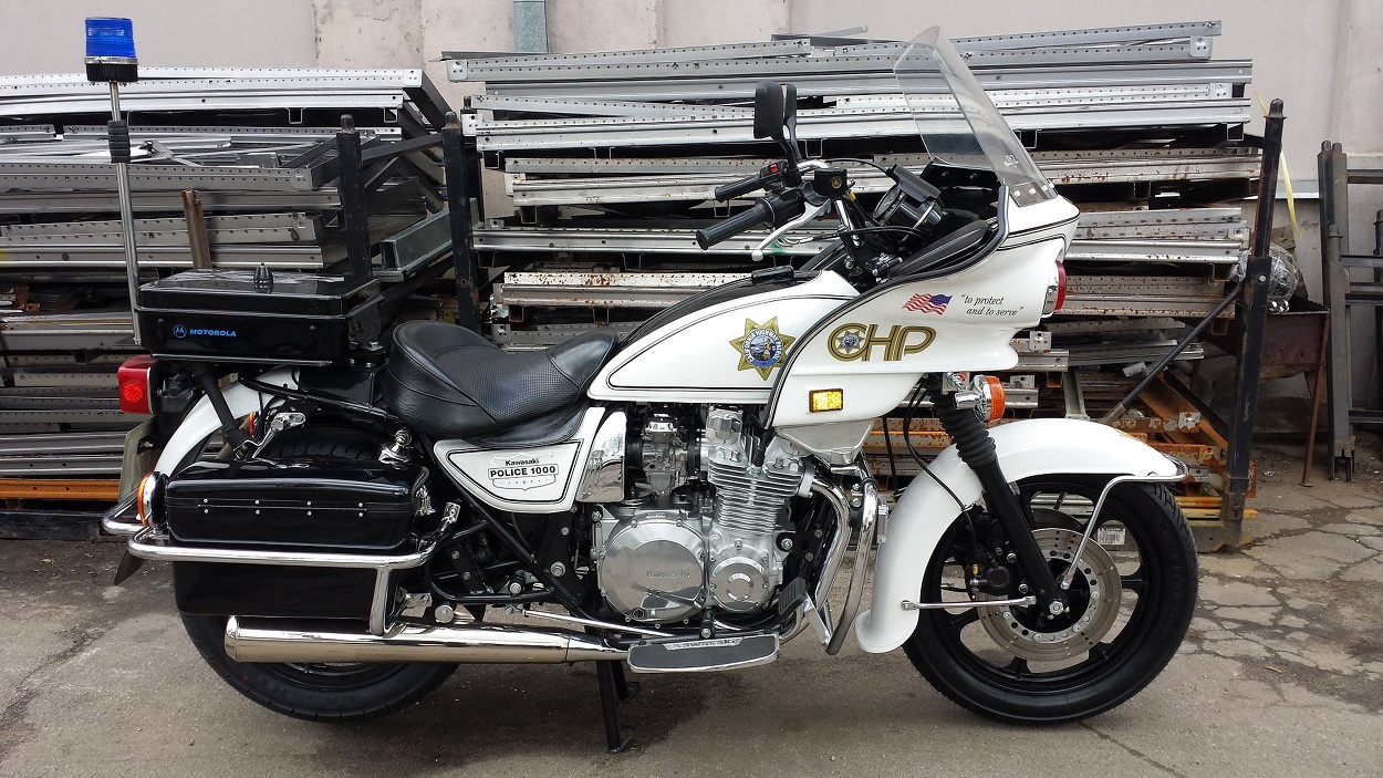 Air-Cooled Interceptor: Kawasaki KZ1000P Police – BikeBound