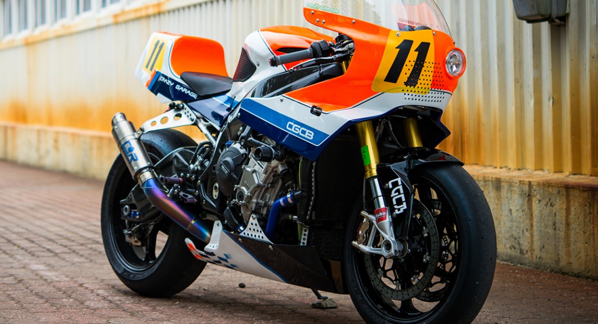 BMW S1000RR Retro Track Bike