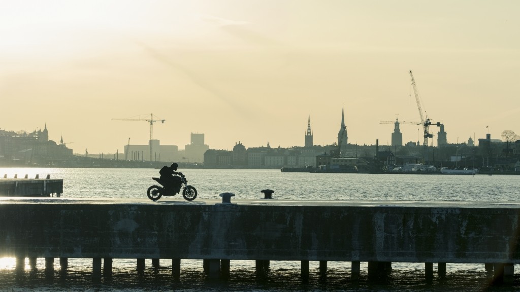 The Girl in the Spiders Web Motorcycle