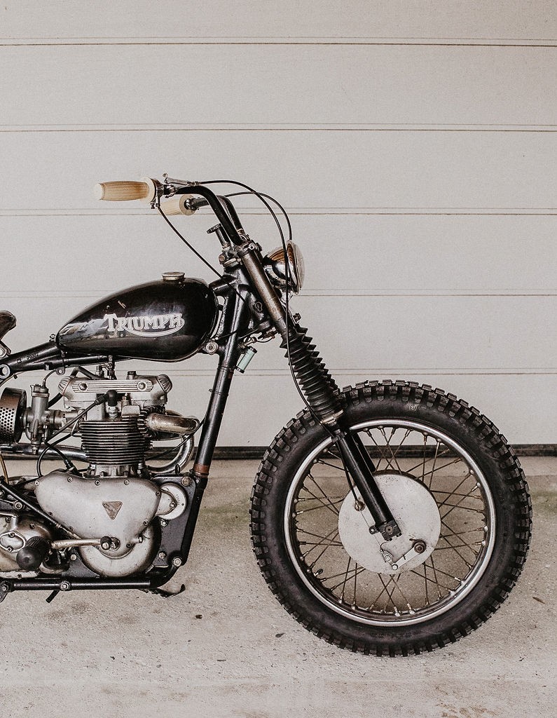 Triumph TR5 Trophy Desert Sled