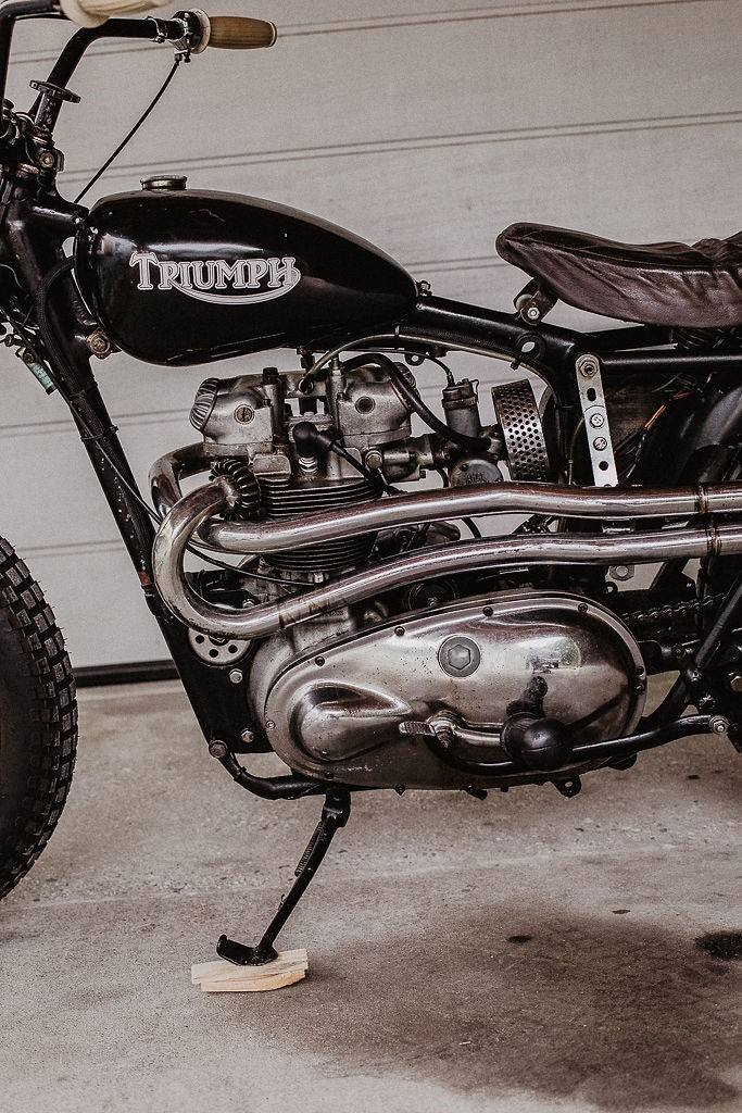 Triumph TR5 Trophy Desert Sled