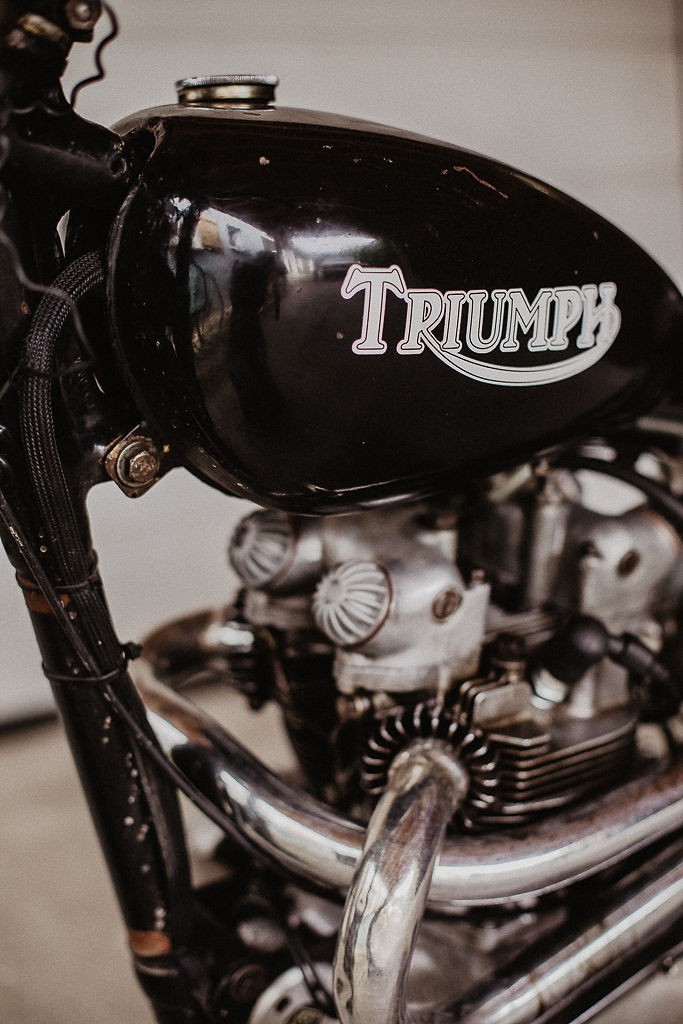 Triumph TR5 Trophy Desert Sled
