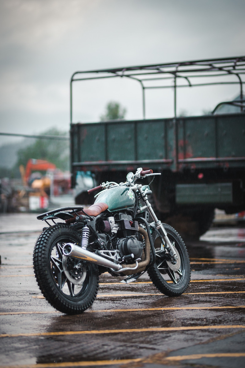 All Squared Away: Honda CB450DX by JM Customs – BikeBound