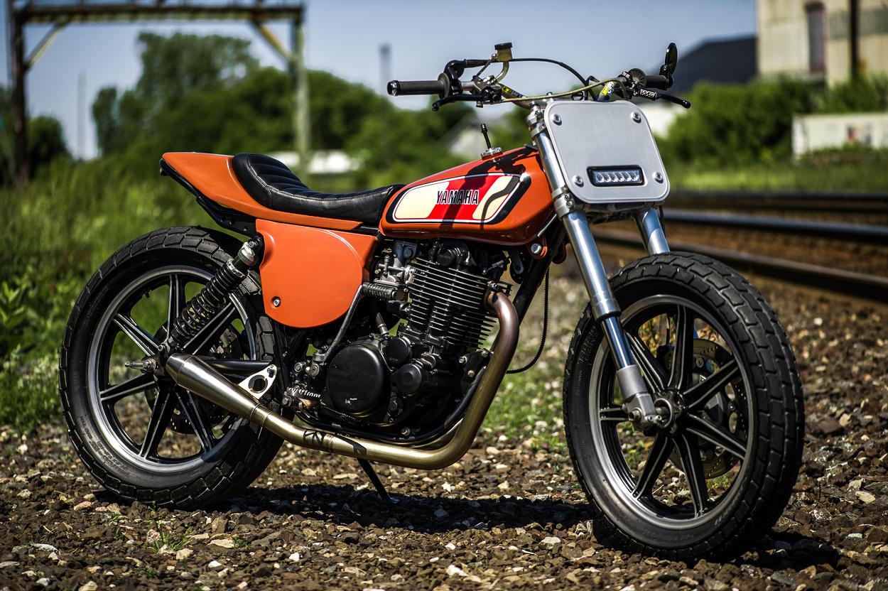 Project X-Tracker: Yamaha XT500 Street Tracker - BikeBound