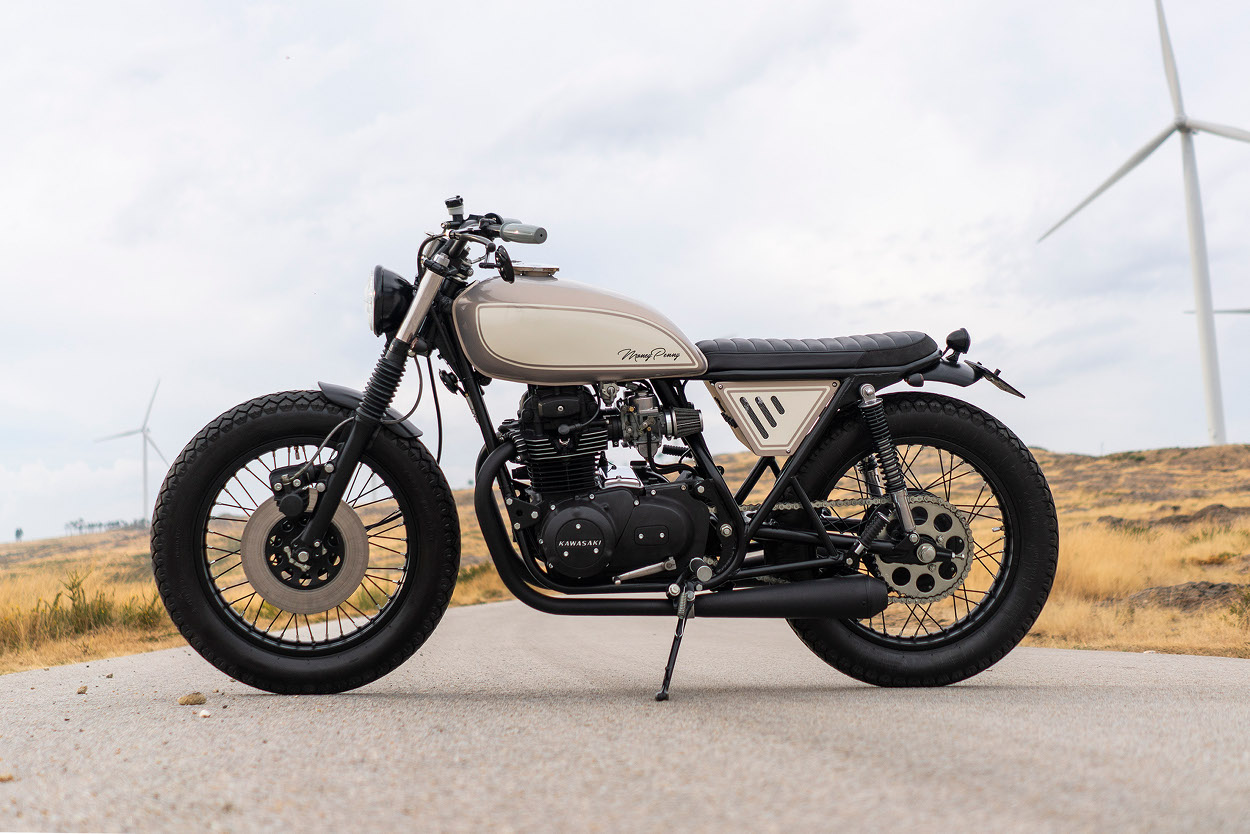 Kawasaki KZ400 MoneyPenny By WKND Customs BikeBound