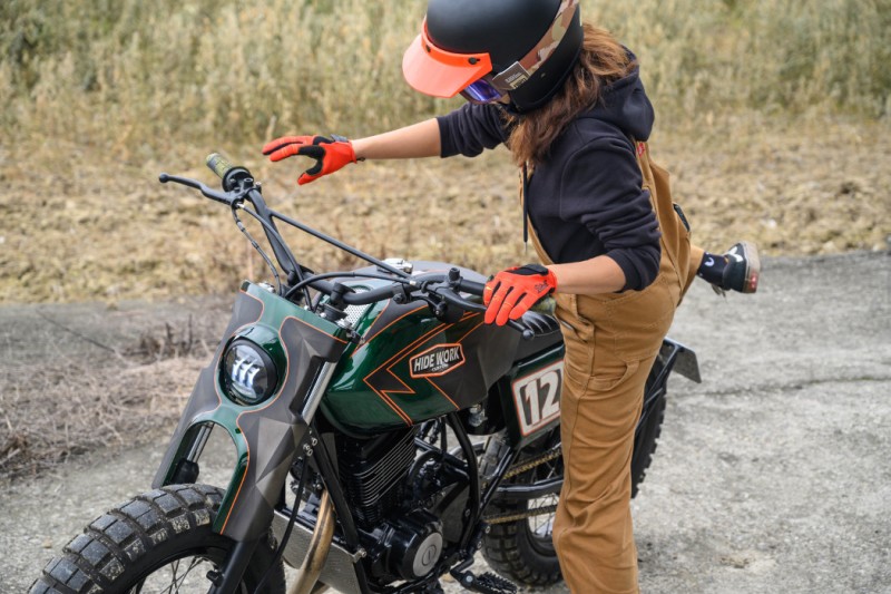Green Hornet: Yamaha SR150 Street Tracker by Hide Work Custom – BikeBound