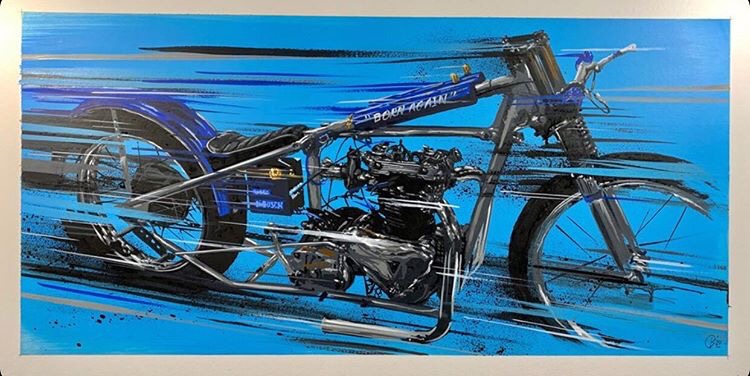EXTREME MOTORCYCLE ART カスタムバイクのカラーの洋書写真集 Book : Extreme Motorcycle Art - 9781858943138