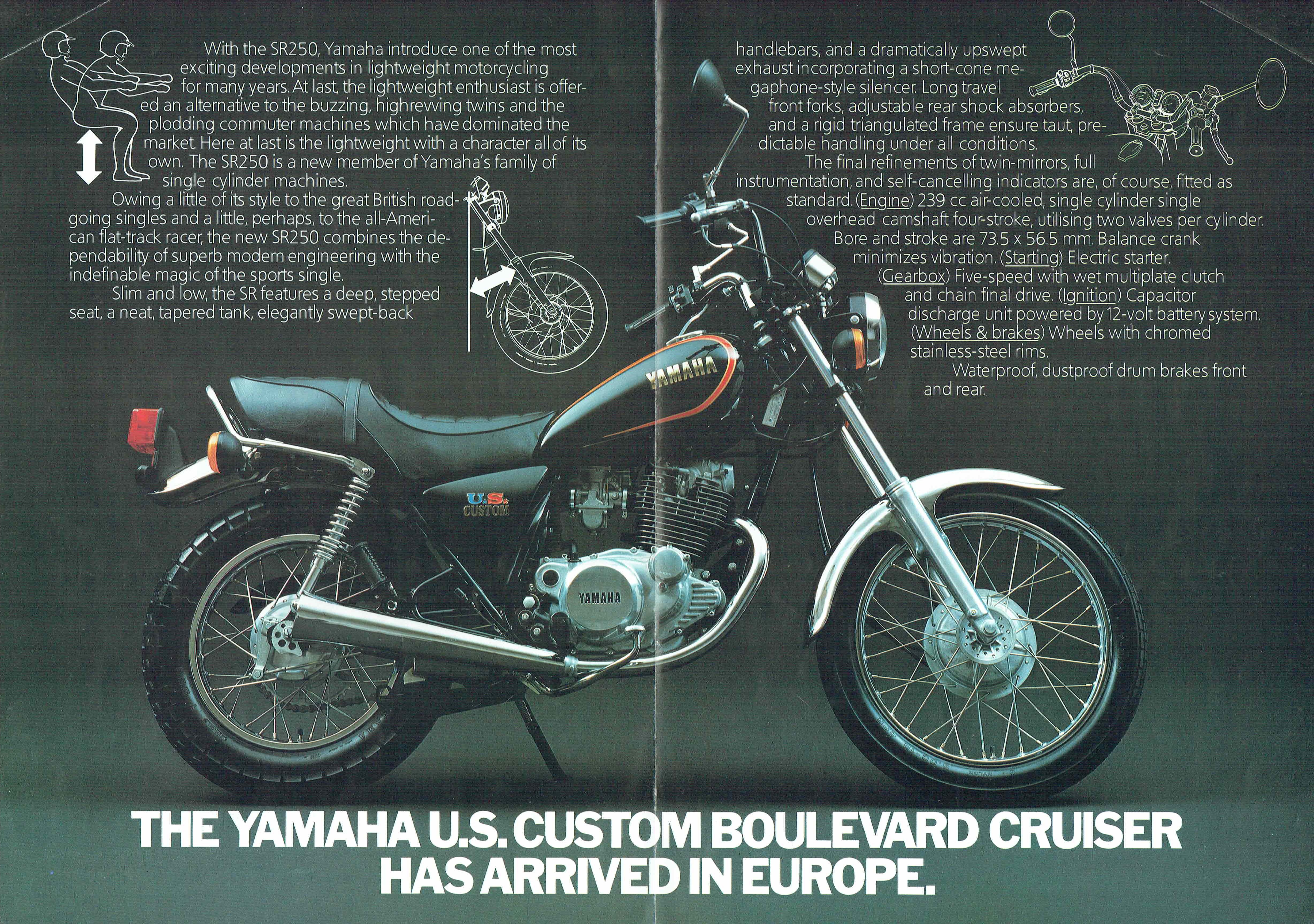Yamaha SR250 A Perfect Donor BikeBound