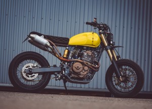 thumbnail image 2 of Honda Dominator NX650 / SLR 650 Folding Shifter - Black, Adjustable, Motorcycle Gear Lever 2 of 4