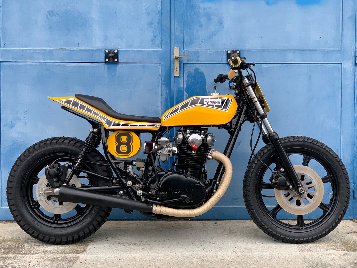 xs650 street tracker.