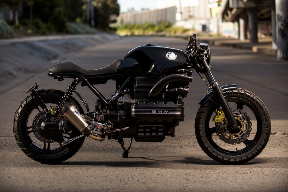 Twisted Fate: Ex-Police BMW K1100LT Cafe Racer – BikeBound