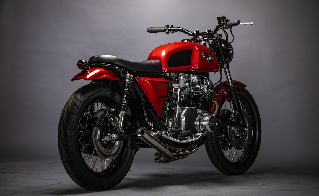 Raptor Red Roadster Kawasaki KZ1000 by MotoRelic BikeBound