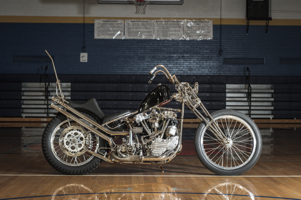 Win This: 1940 Stainless Steel Knucklehead Chopper – BikeBound