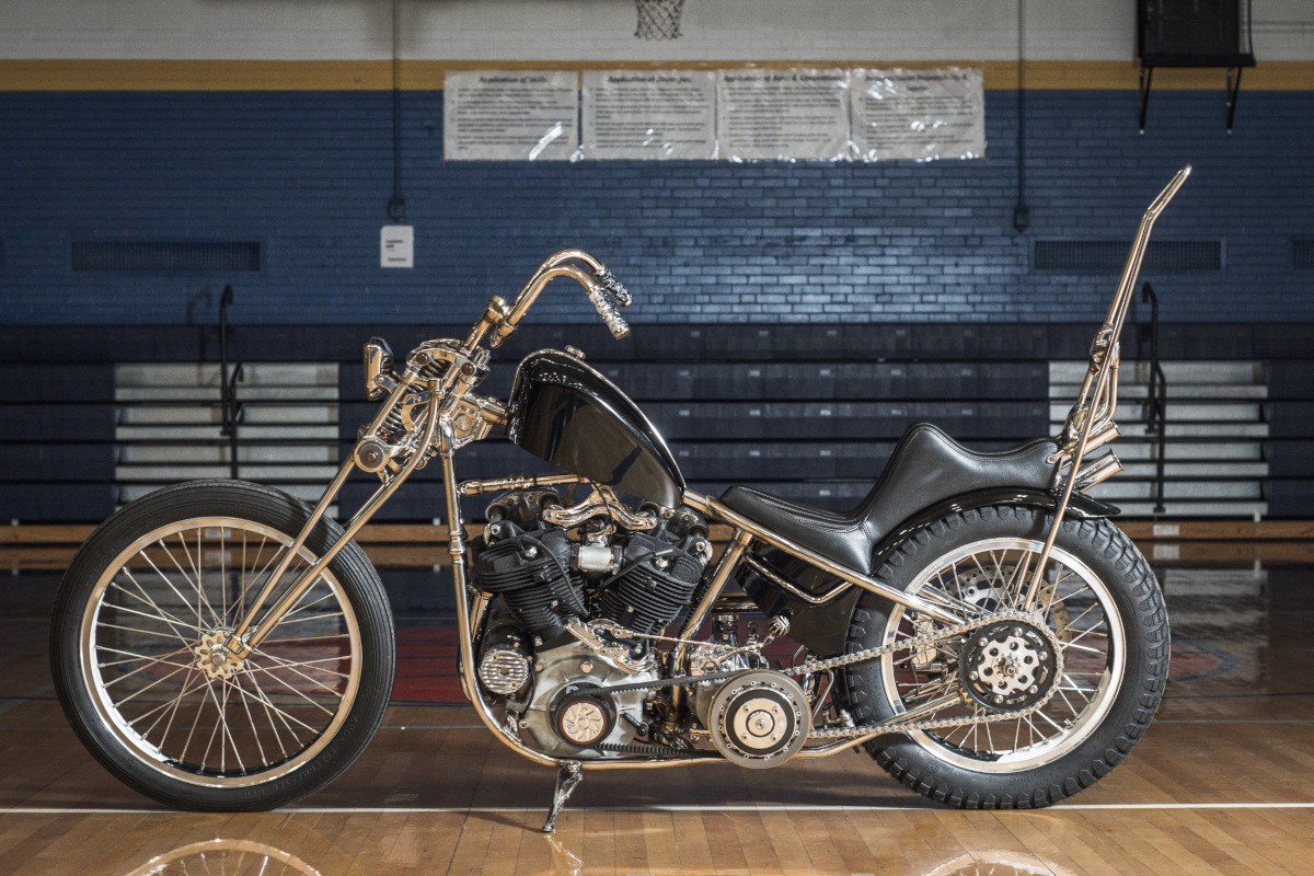 Win This: 1940 Stainless Steel Knucklehead Chopper – BikeBound