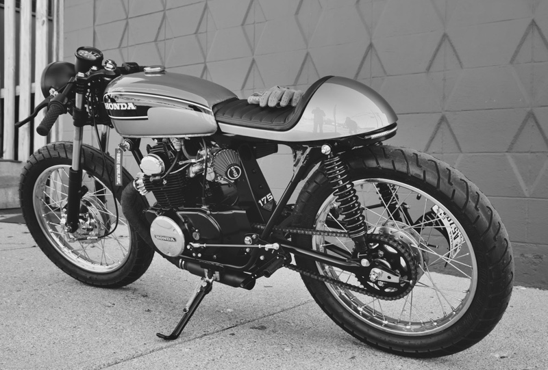 Holly Honda: CB175 Café Racer by Chris Harter – BikeBound