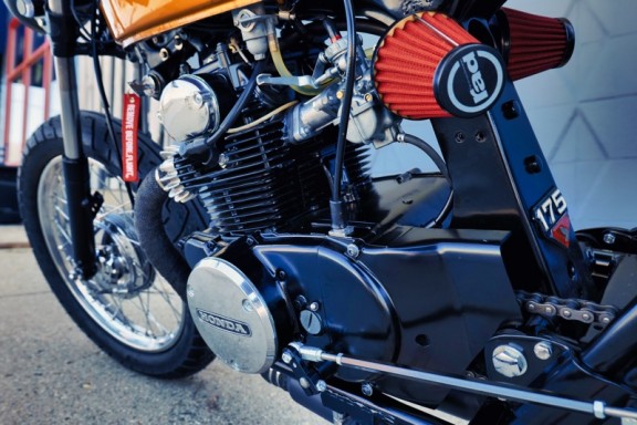 Holly Honda: CB175 Café Racer by Chris Harter – BikeBound