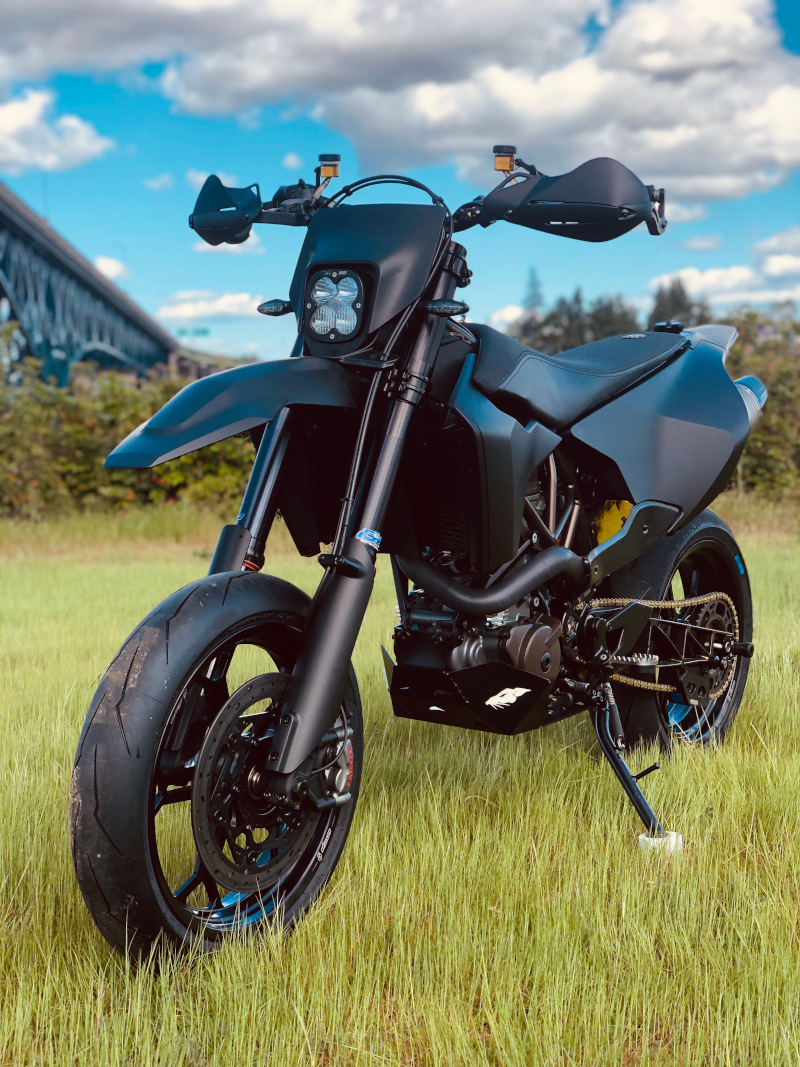 Back from the Dead RATicate Racing s Husky 701 Supermoto BikeBound