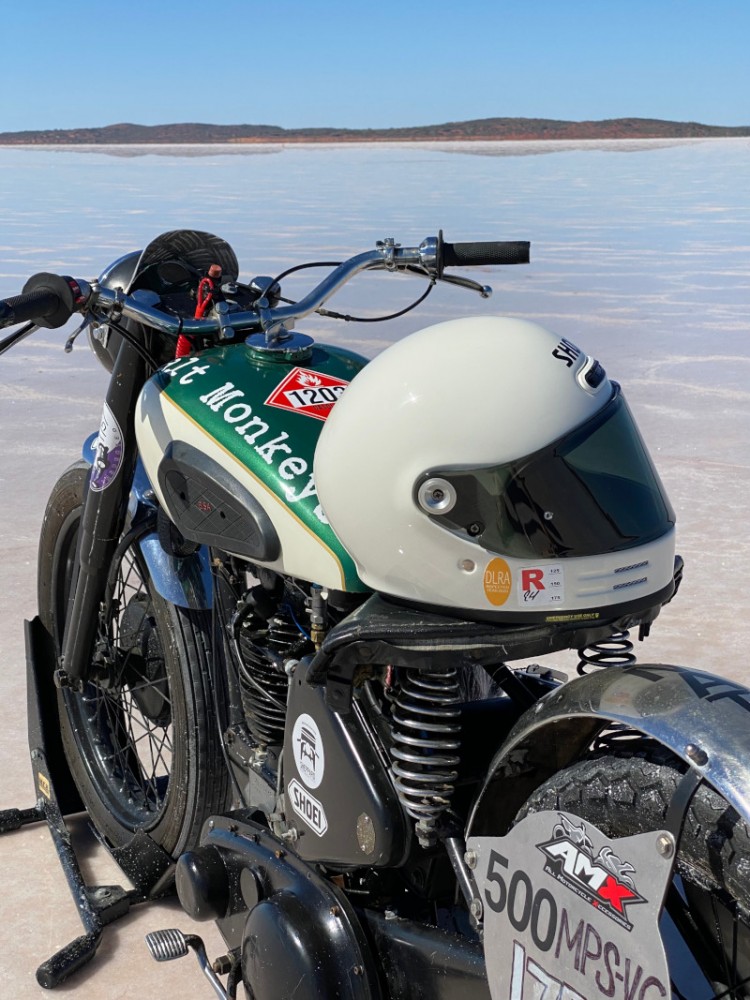 Salt Beeza: 1948 BSA B33 Land Speed Bike – BikeBound