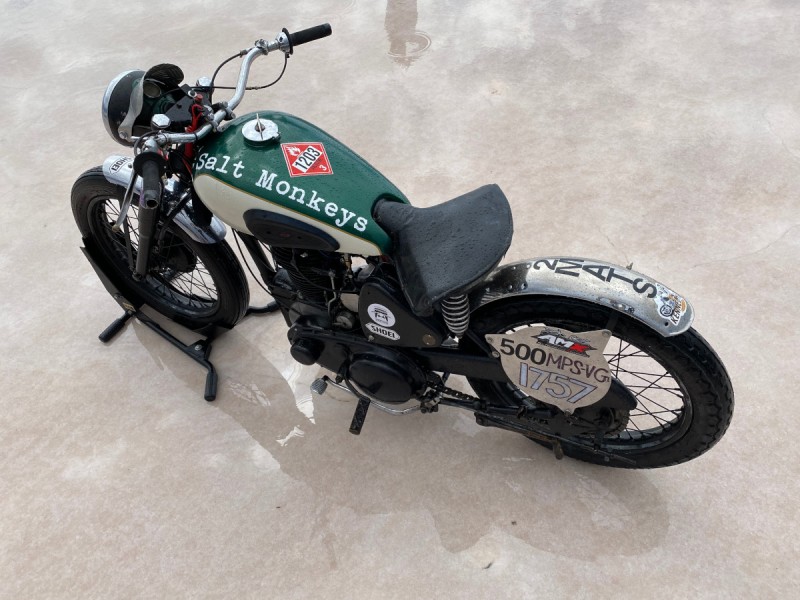 Salt Beeza: 1948 BSA B33 Land Speed Bike – BikeBound