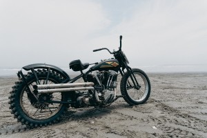 Harley Knucklehead Racer