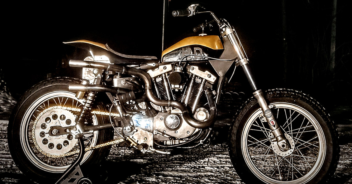 Iron Wolf: Harley Ironhead Flat Tracker “Fenrir” – BikeBound