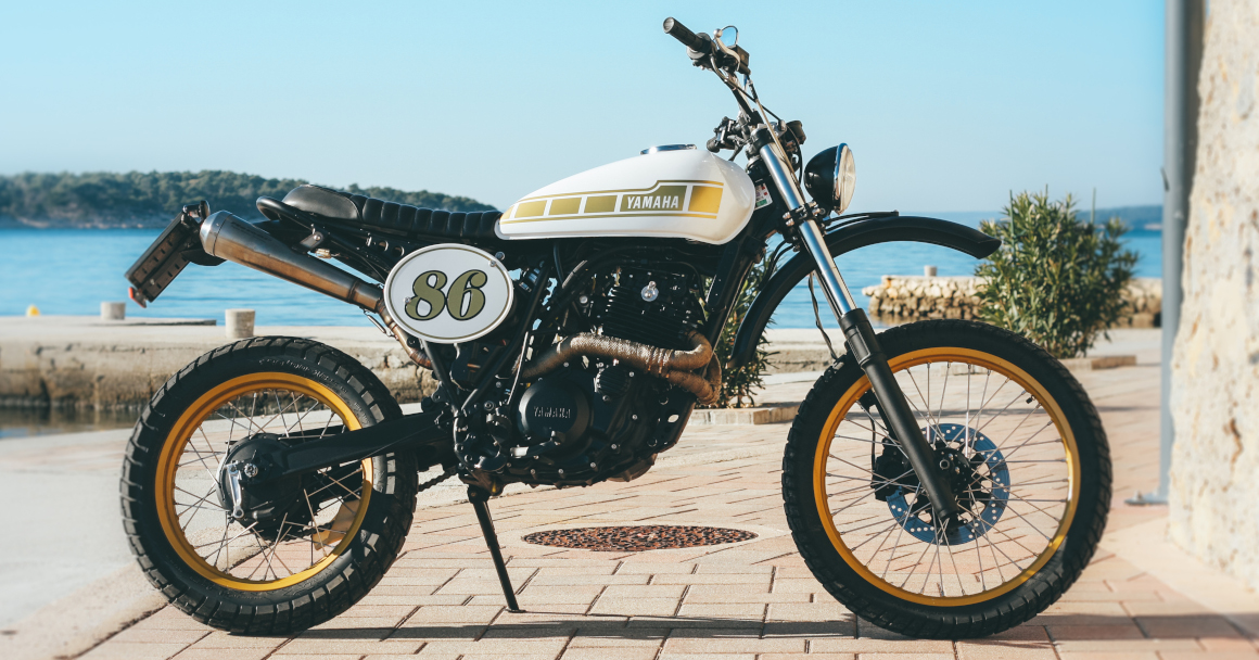 70s-Style Yamaha XT600 “Arbiana” Scrambler – BikeBound